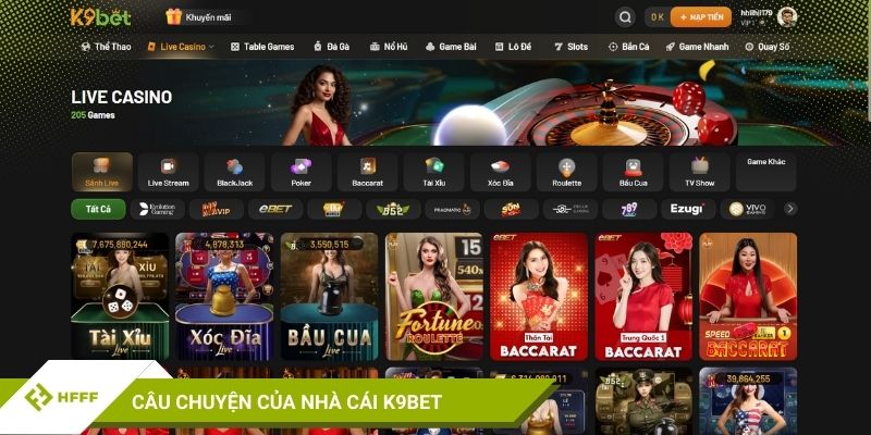 Câu chuyện của nhà cái K9BET