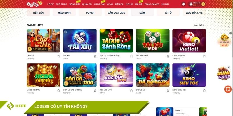 LODE88 có uy tín không?