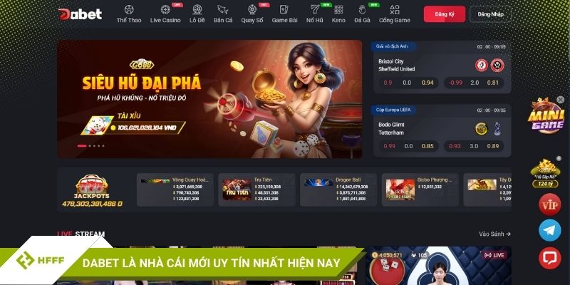 Dabet là nhà cái mới uy tín nhất hiện nay