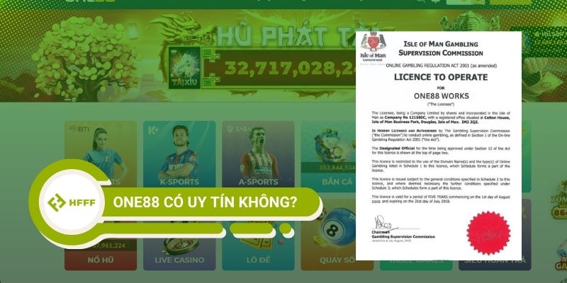 Nhà cái One88 có uy tín không?
