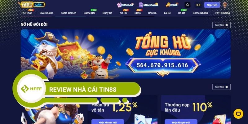 Review nhà cái TIN88 từ chuyên gia tại HFFF