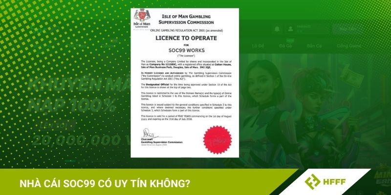 Nhà cái SOC99 có uy tín không?