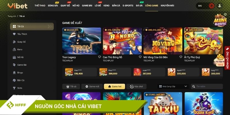 Nguồn gốc nhà cái Vibet