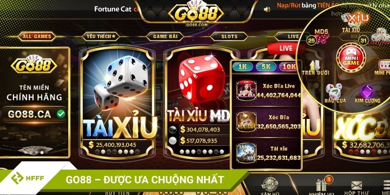 Go88 – Cổng game được tân thủ ưa chuộng nhất