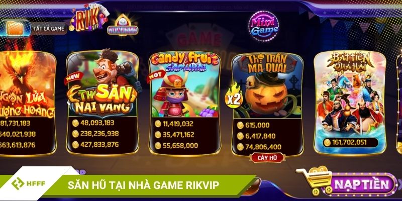 Slot tại Rikvip với hàng 100 người truy cập mỗi phút 