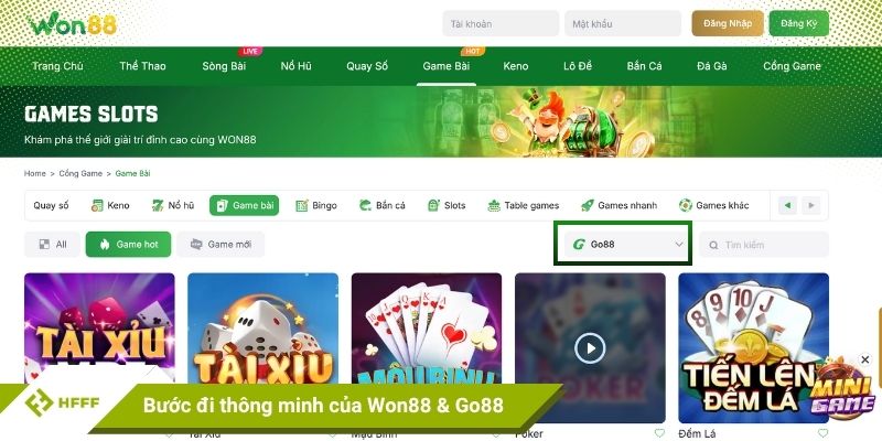 Người chơi được gì khi Won88 đấu nối với Go88