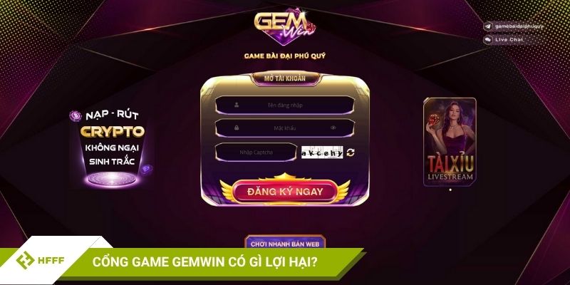 Cổng game GEMWin có gì lợi hại?