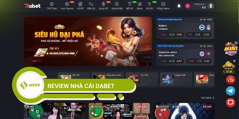 Review nhà cái Dabet