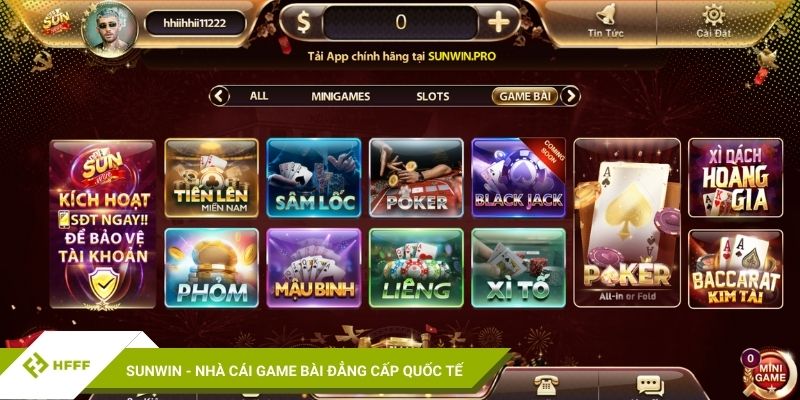 Top 10 nhà cái game bài uy tín