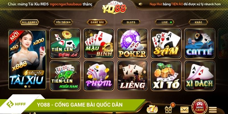 Top 10 nhà cái game bài uy tín